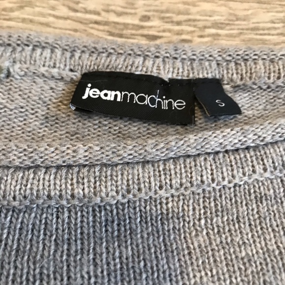 💚4 for $30💚 LIKE NEW! Jean Machine Gray Lightweight Sweater - Picture 2 of 9